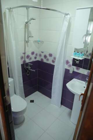 Отель Hotel Luxor Тбилиси Трехместный номер, вид на сад-5